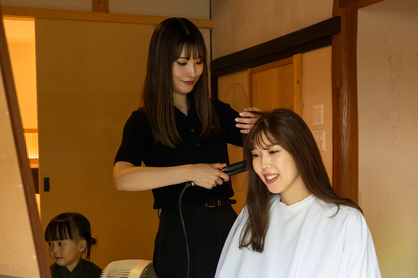 専属フォトグラファー＆ヘアメイク